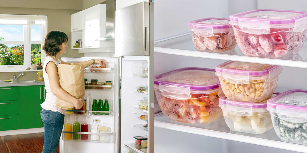 Use containers for your refrigerator