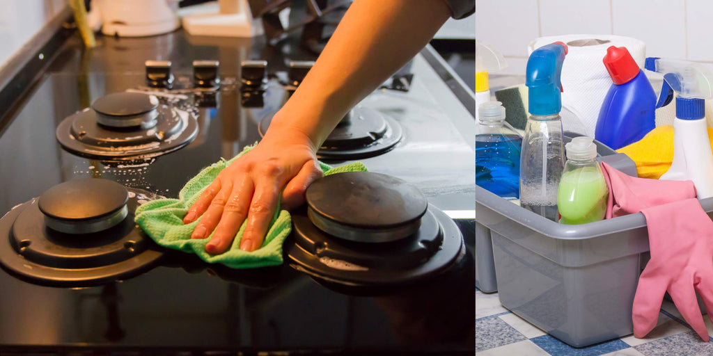 Какие чистящие средства можно использовать для кухонной плиты?