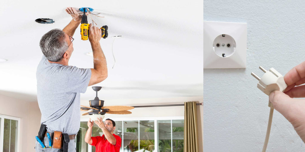 Before Anything Else, Unplug Your Ceiling Fan