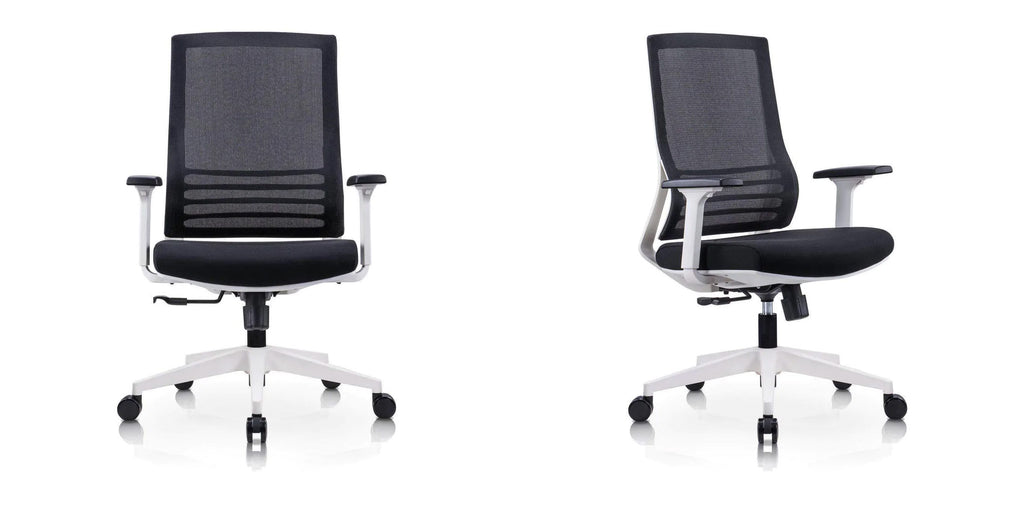 Denali Black/White Mesh Office Chair
