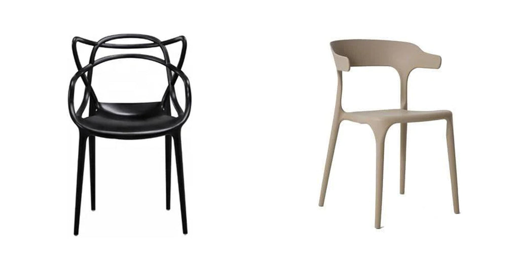 Stackable dining chairs