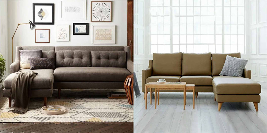 A sectional sofa is a comfortable seating solution for a small space
