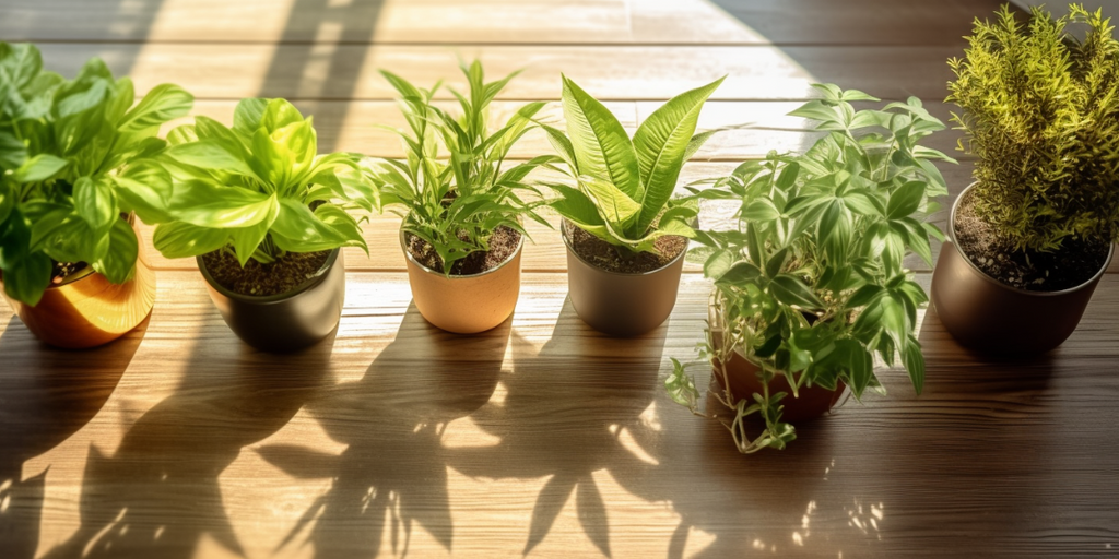 Elevate Your Balcony with potted plants variety showcasing a diverse array of potted plants. Various sizes and types of plants create a lush, green atmosphere, bringing nature into this urban outdoor living area, thus elevating its overall aesthetic appeal.