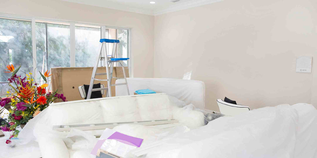 A home interior undergoing improvement as part of a live-in renovation, representing the benefits and drawbacks of this approach as shared by reputable renovation companies, giving an insight into the realities of living in a home while it's being transformed