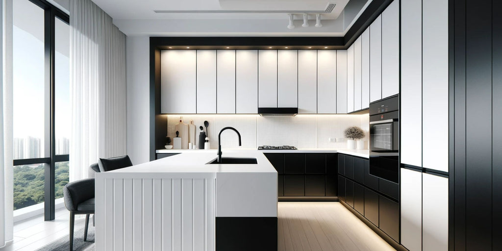 Black and White Kitchen Design Ideas