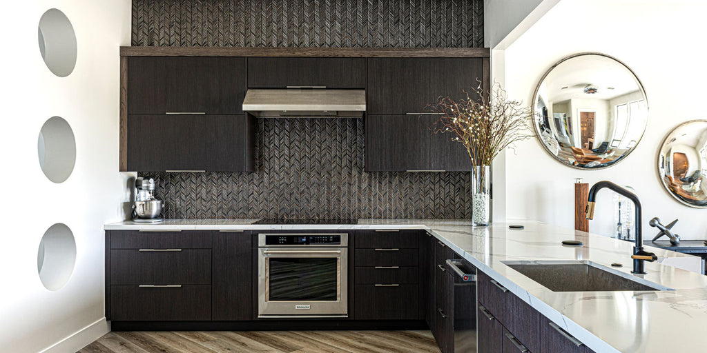 Black and White Kitchen Interior Design Singapore