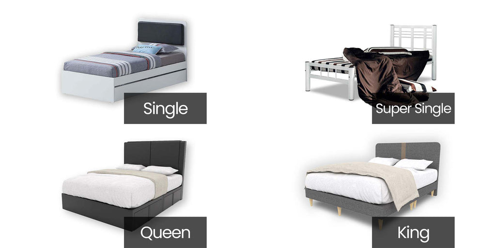 Common local mattress sizes in Singapore