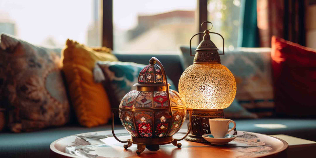 Image showcasing a vintage lamp as a centerpiece in a living room, under the title 'Creating a Renovation Plan that Captures Your Unique Memories - Weave Your Memory Points into Your Design.' This image emphasizes the idea of integrating personal, meaningful items into the interior design as memory points.