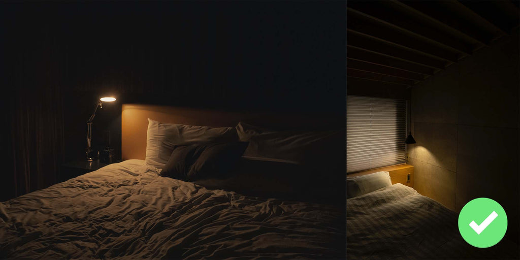 Design mistake 6 - Your lighting is not conducive for sleep