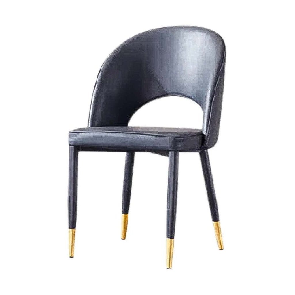 Design with curves - Segin II Black Dining Chair