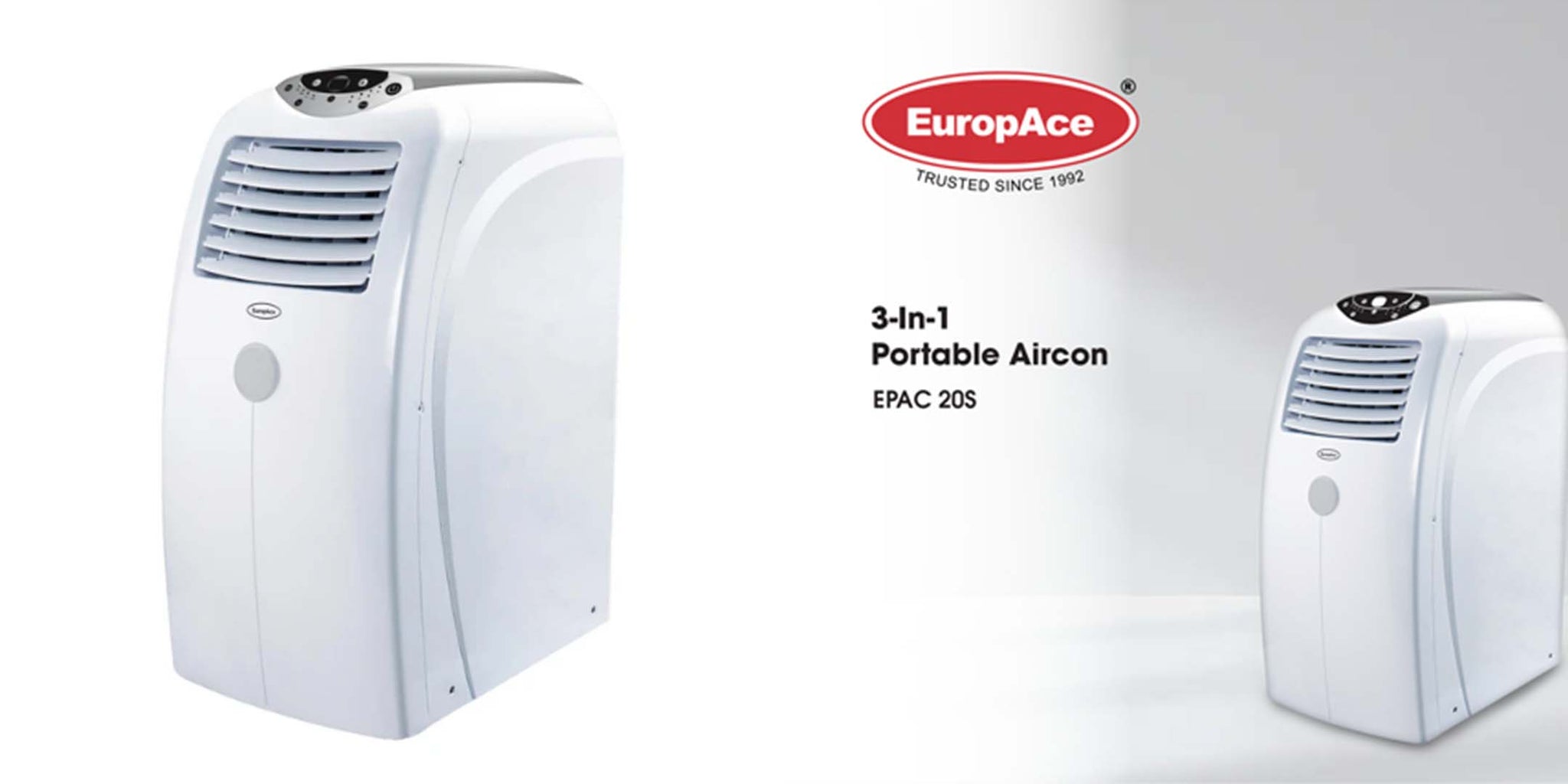 EuropAce Portable Air Conditioner EPAC 20S