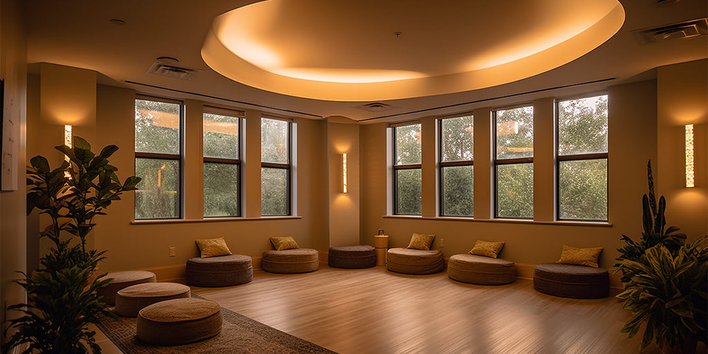 An image of a well-ventilated room in a Singapore home with large, open windows that facilitate airflow, a key principle of Feng Shui. The layout encourages the flow of natural air and light into the space, which is believed to promote positive energy, demonstrating how Feng Shui can be incorporated into interior design and renovation projects.