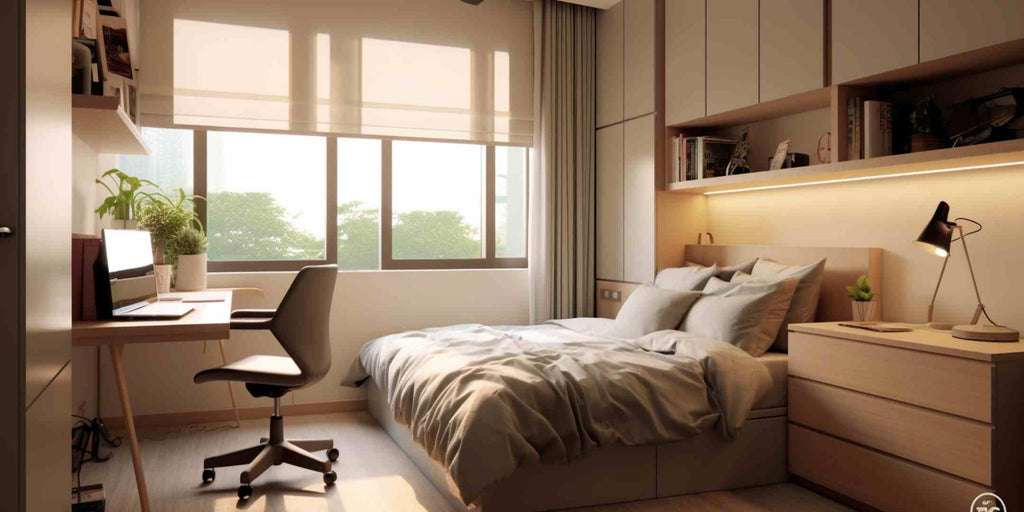 8 Amazing HDB Bedroom Design With Study Table Ideas For Your Home