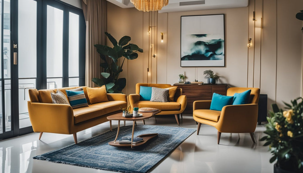 HDB eclectic living room