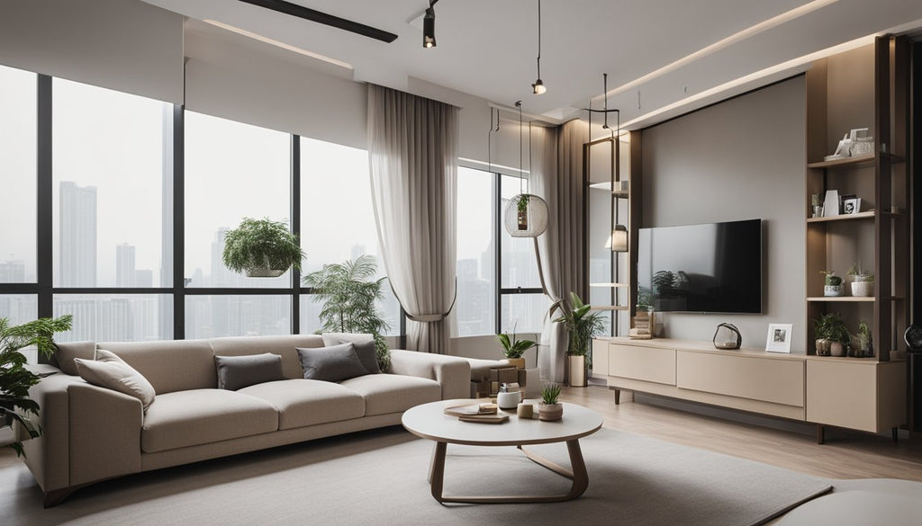 HDB minimalist living room