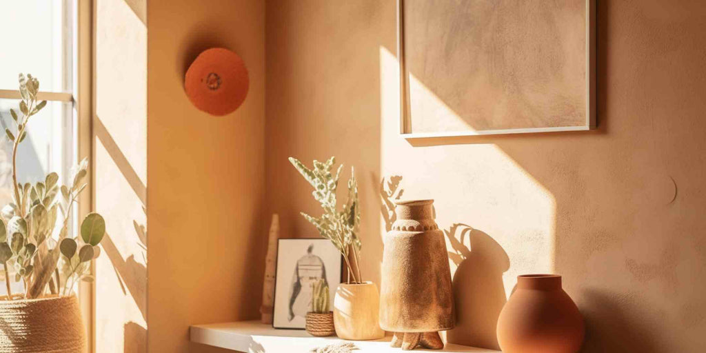 Image of a beige wall with a neutral base, illustrating the impact of colour palette selection on the overall aesthetic of a room. This is part of a series sharing home renovation techniques from Singapore's leading interior design firms, highlighting the strategy of starting with a neutral base to allow for versatility in decor and furnishings.