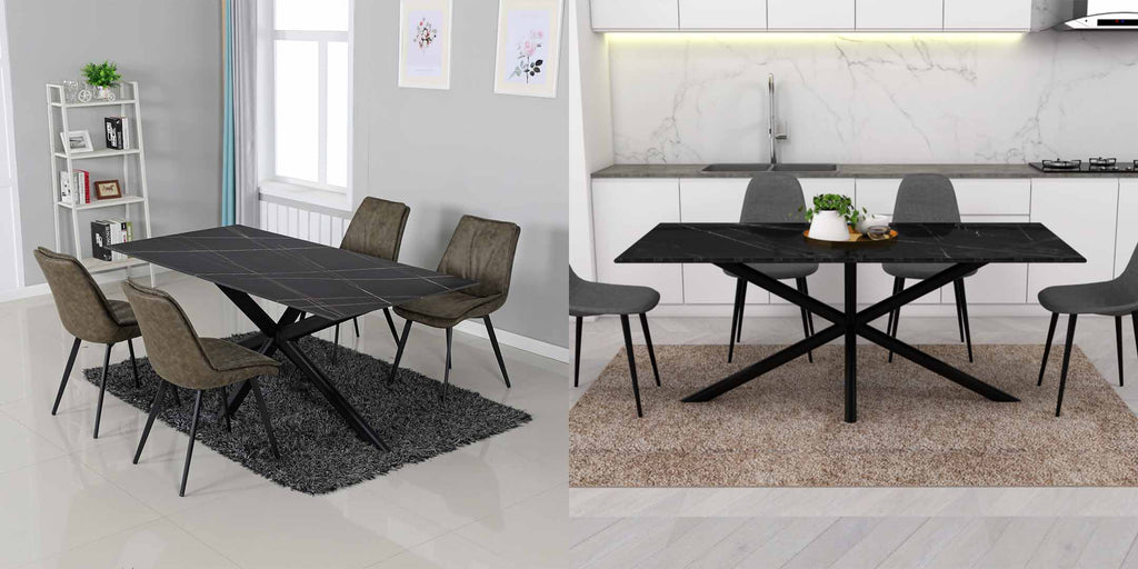 Introduce modern elegance with a sintered stone table