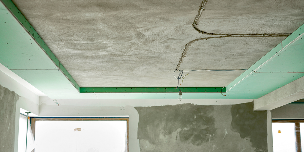 A ceiling under renovation representing the structural restriction of ceiling height in HDB flats, a crucial factor every homeowner should know to ensure their renovations are within regulatory guidelines
