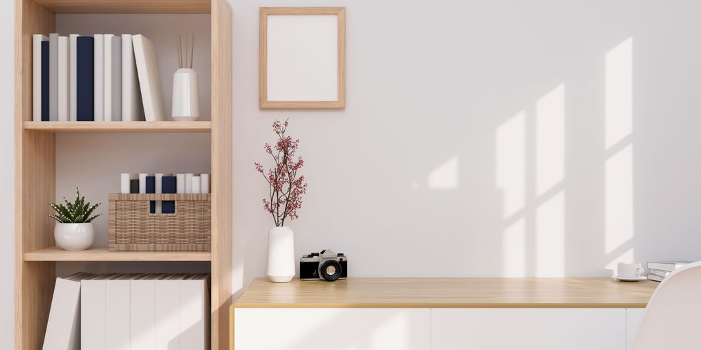 Image showcasing a minimalist, efficiently designed workspace renovated by a small contractor in Singapore, representing the article Maximising Your Workspace with Small Renovation Contractors in Singapore