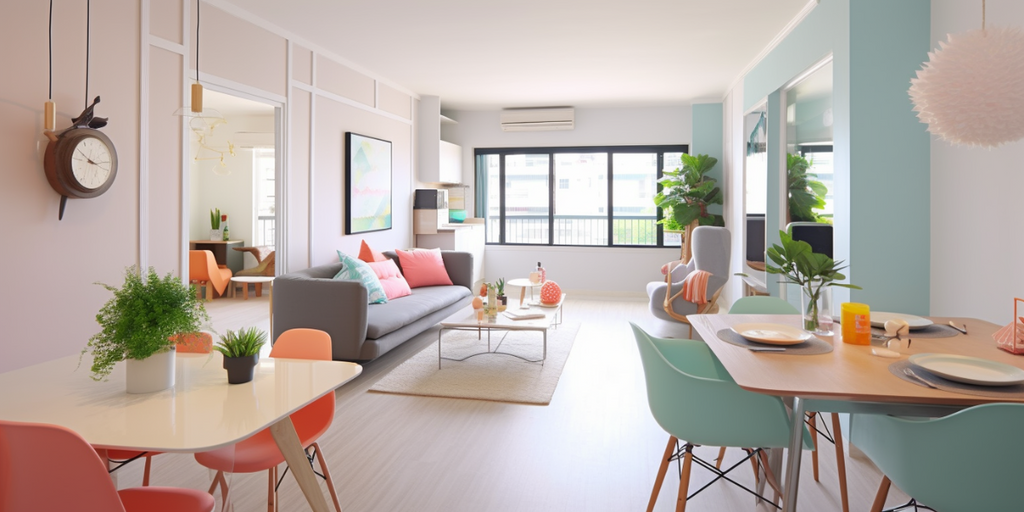 open-concept HDB layout planning