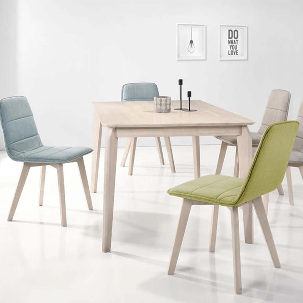 Playful colour combinations - Celdtun Blue Fabric Dining Chair