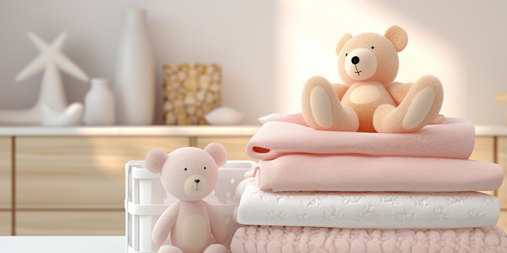 Plush baby towels
