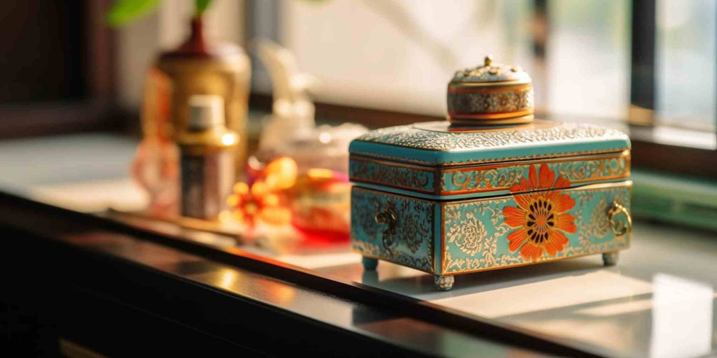 Image featuring a Peranakan inspired trinket, illustrating the title 'The Significance of Memory Points in Your Renovation Journey.' This image underscores the importance of incorporating personal, meaningful elements into your space during the renovation process, thereby creating memorable points within your home.
