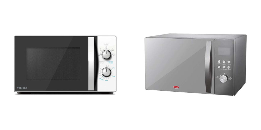 Микроволновая печь Toshiba Solo и микроволновая печь EuropAce с конвекцией и грилем