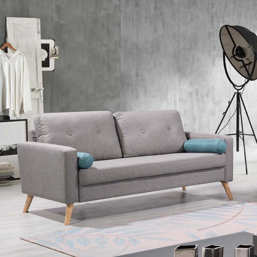 Treyton Grey Fabric Sofa