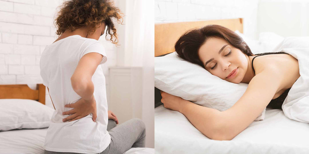 What causes back pain during sleep