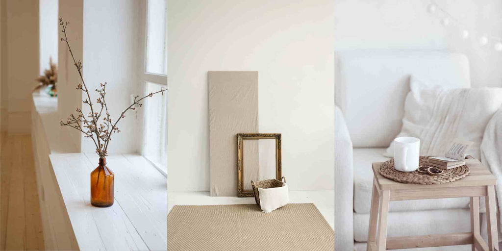 beige Scandinavian interior design colour