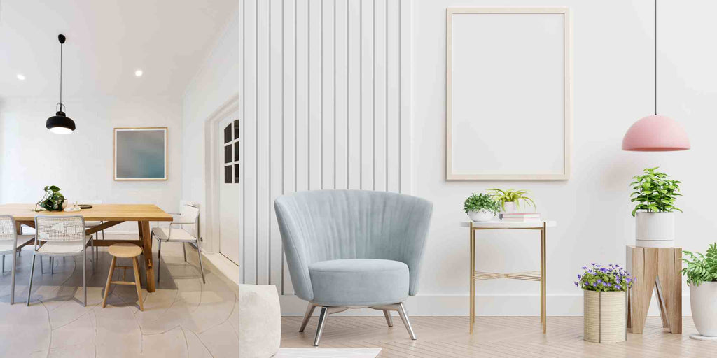 Scandinavian interior design colour