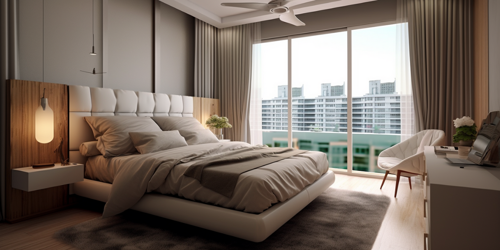 contemporary HDB bedroom