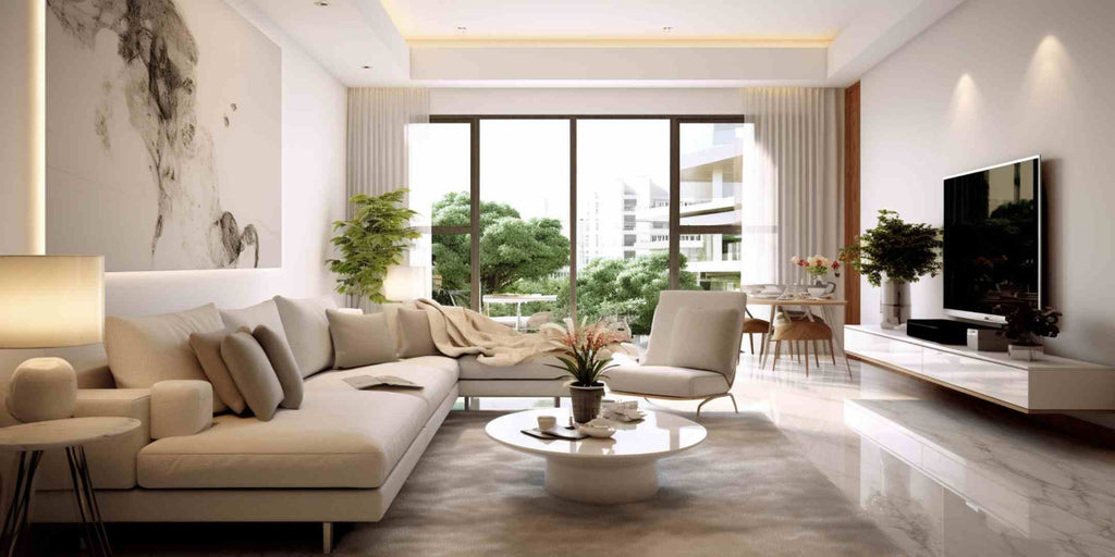 contemporary HDB living room