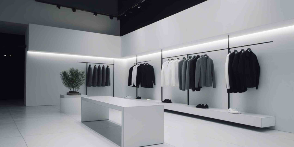 minimalist retail shop