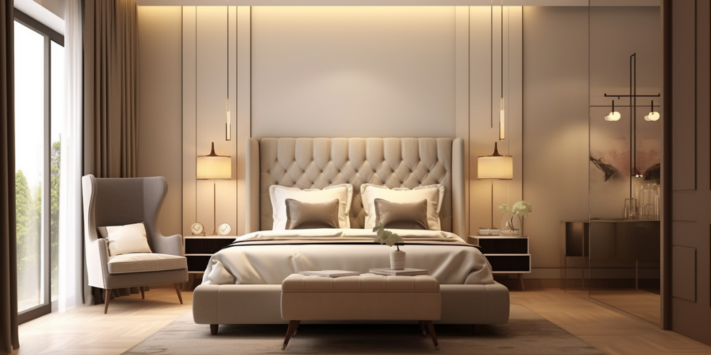 modern luxury HDB bedroom