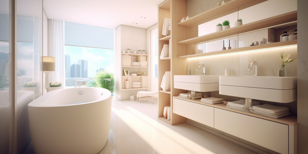 open-concept bathroom interior design essentials