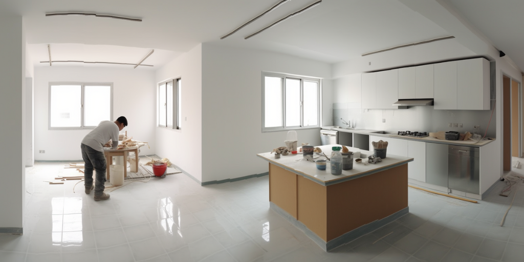 partial HDB kitchen renovation