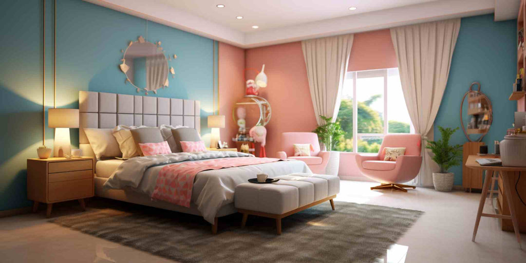 pastel HDB bedroom colour