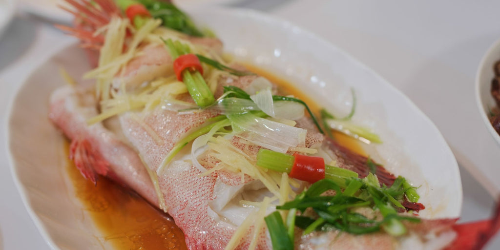 Singapore-Style Steamed Fish