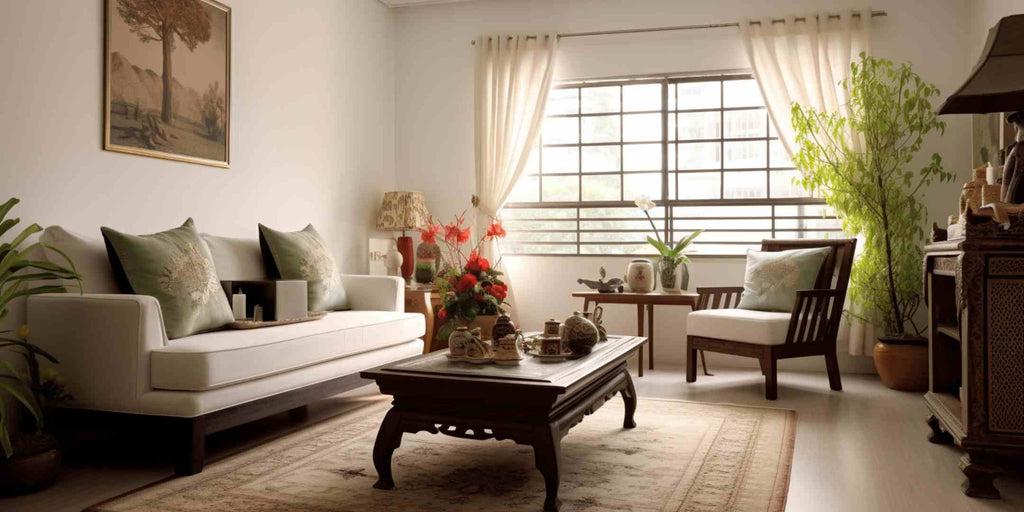 traditional HDB living room