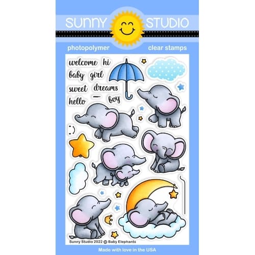 Baby Elephants Stamps