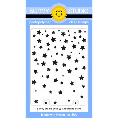 Cascading Stars Stamps