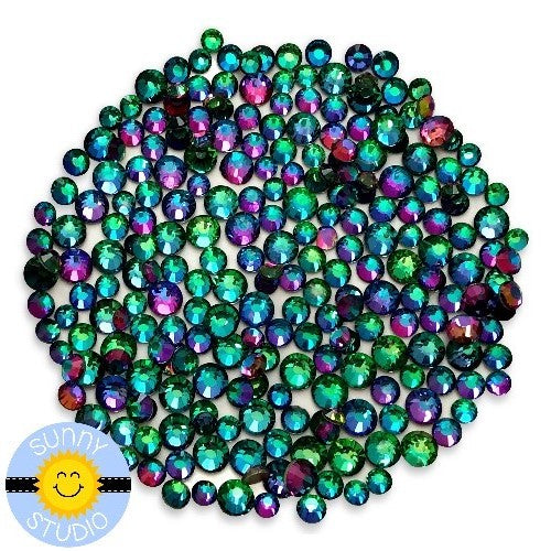 HAI Supply Crystalline Red Rhinestones Jewels Crystals Embellishments -  Sunny Studio Stamps