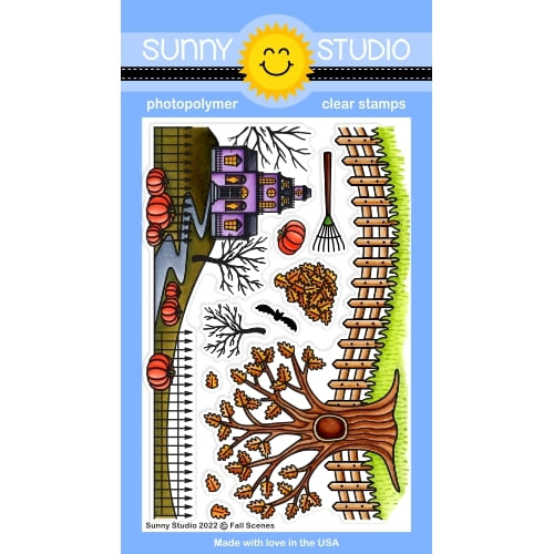 Fall Scenes Stamps