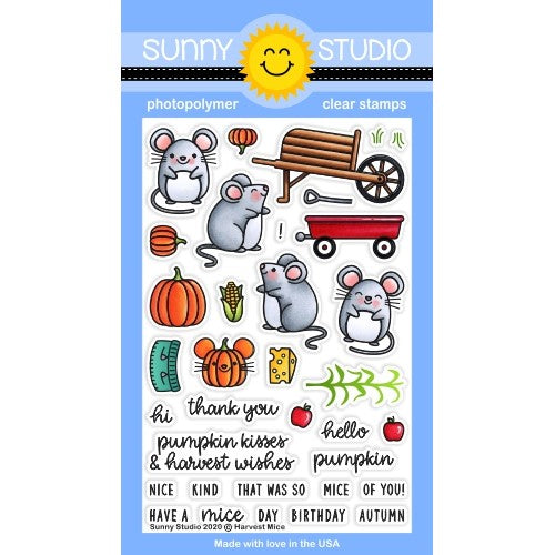 Harvest Mice Stamps