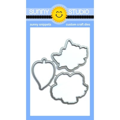 Sunny Studio 4x6 Clear Layering Hawaiian Hibiscus Stamps - Sunny