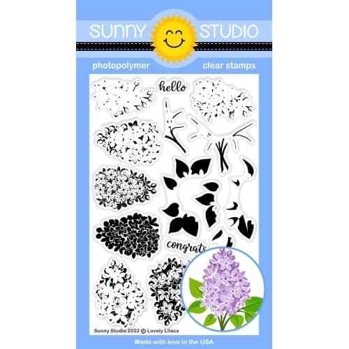 Sunny Studio Beautiful Bluebells Stamps 4x6 Clear Layering Set - Sunny  Studio Stamps