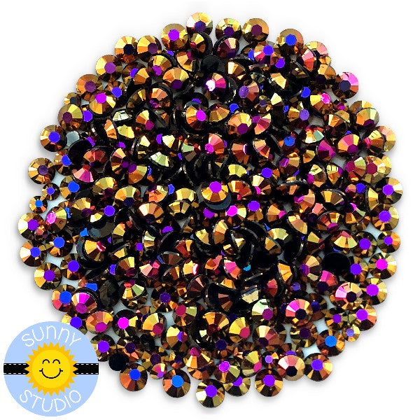 Sunny Studio Stamps Purple Sapphire Jewels Rhinestones Crystals