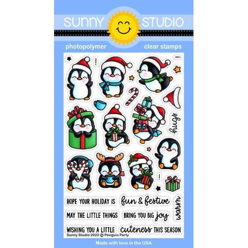 Penguin Party Stamps